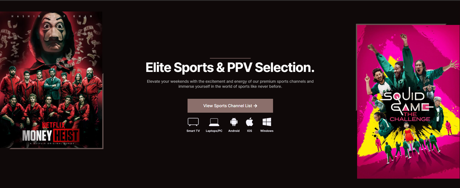 Elite Sports & PPV Selection